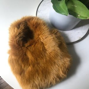 JCREW - Faux fur handbag